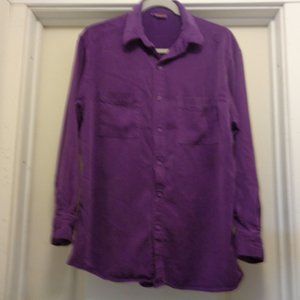 RETRO 90S PURPLE FADE MENS RAYON SHIRT M